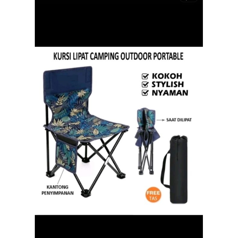 kursi camping kursi outdoor portable kursi lipat kursi gunung bangku kecil lipat