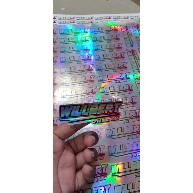 

STIKER HOLOGRAM - CUTTING/NON CUTTING