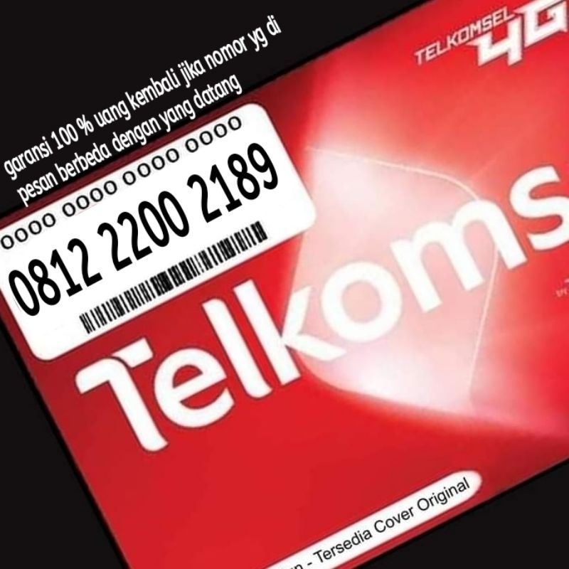 KARTU PERDANA TELKOMSEL NOMOR CANTIK SIMPATI 4G LTE 2189 189