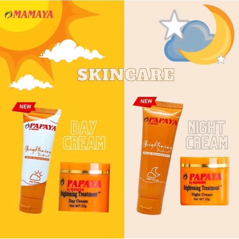 MAMAYA Day and Night Cream (1 paket krim siang dan malam)
