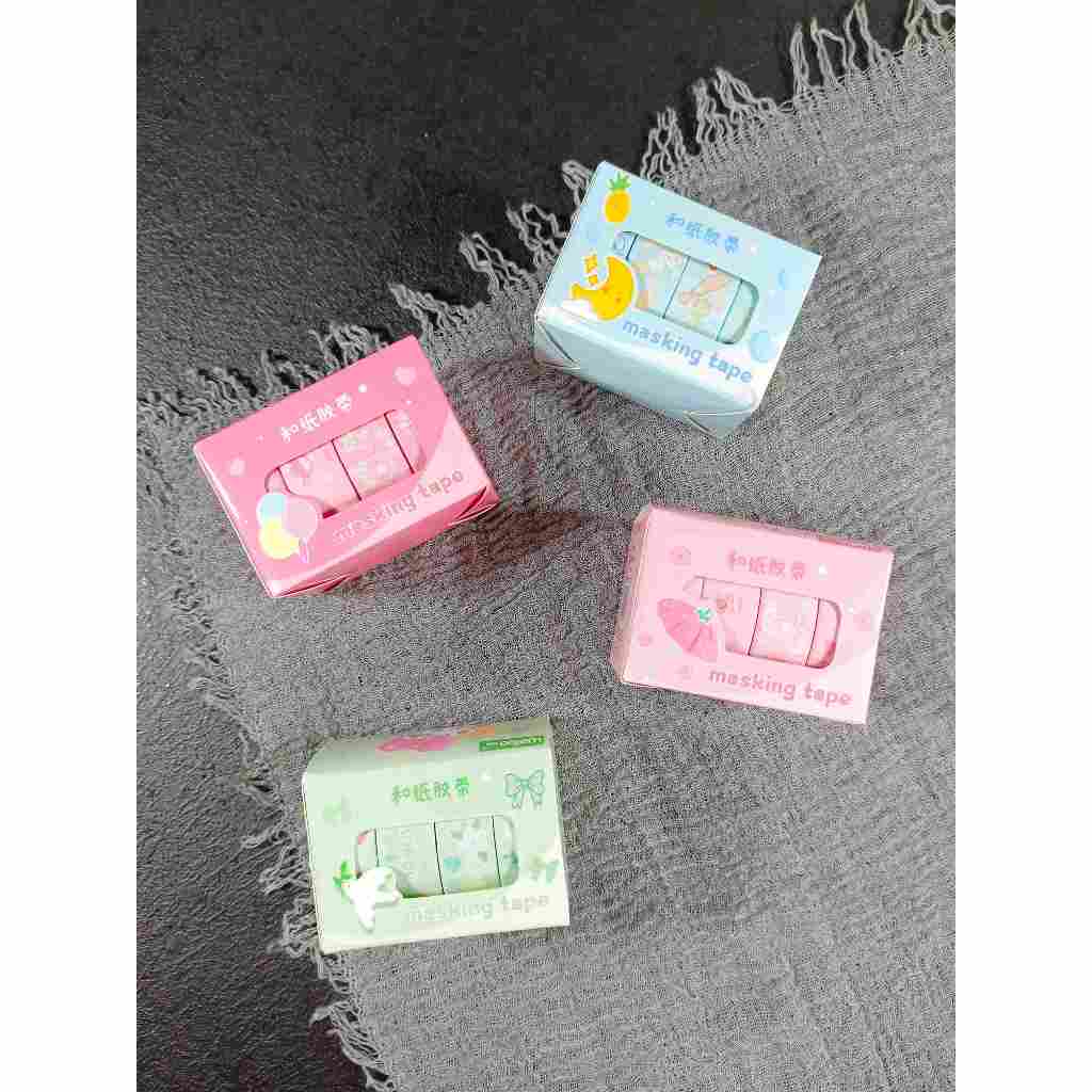 

(PCS )Washi Tape WB-9930 / Washi Tape Pita Perekat Selotip Kertas Warna 9930