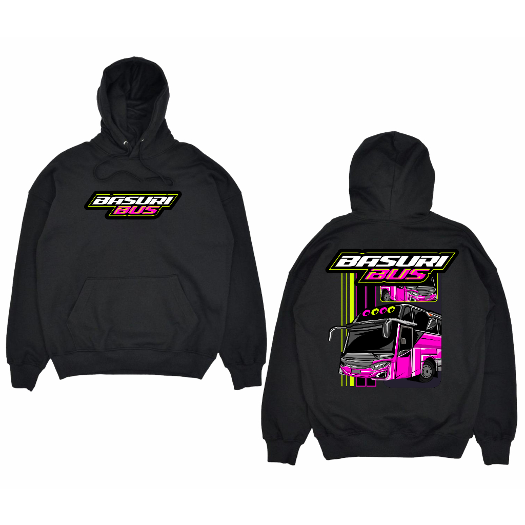 JAKET HOODIE BISMANIA BASURI BUS BIG SIZE JUMBO
