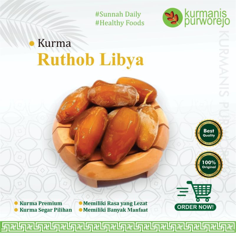 

Kurma Ruthob Tunisia Libya Muda 1 Kg Original Berkualitas Fresh Dates Premium