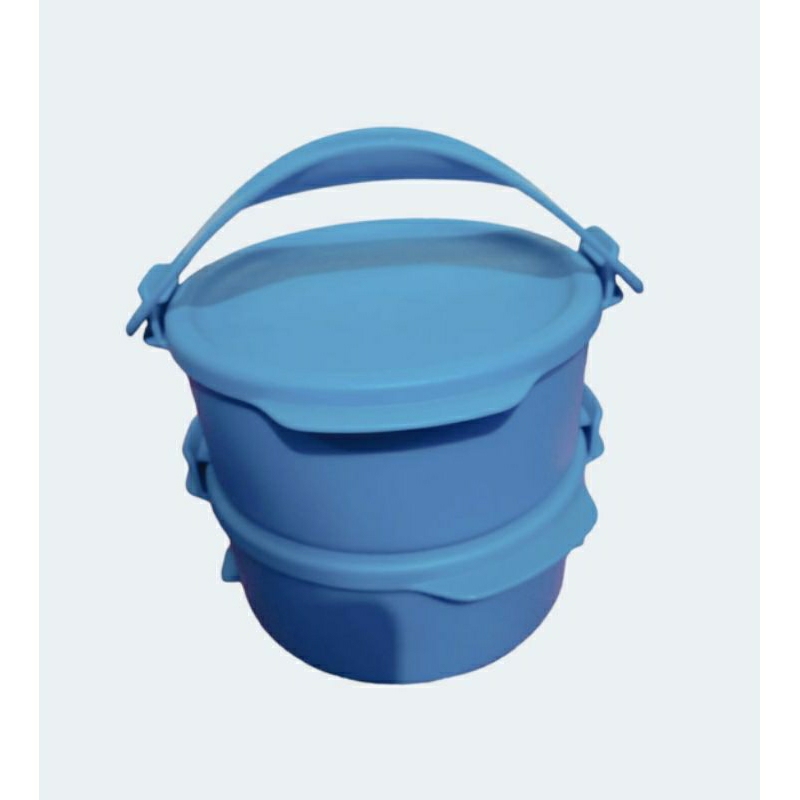 fun chik Togo / Rantang Susun / Hantaran Buat Piknik 2 susun Tupperware Original 100%