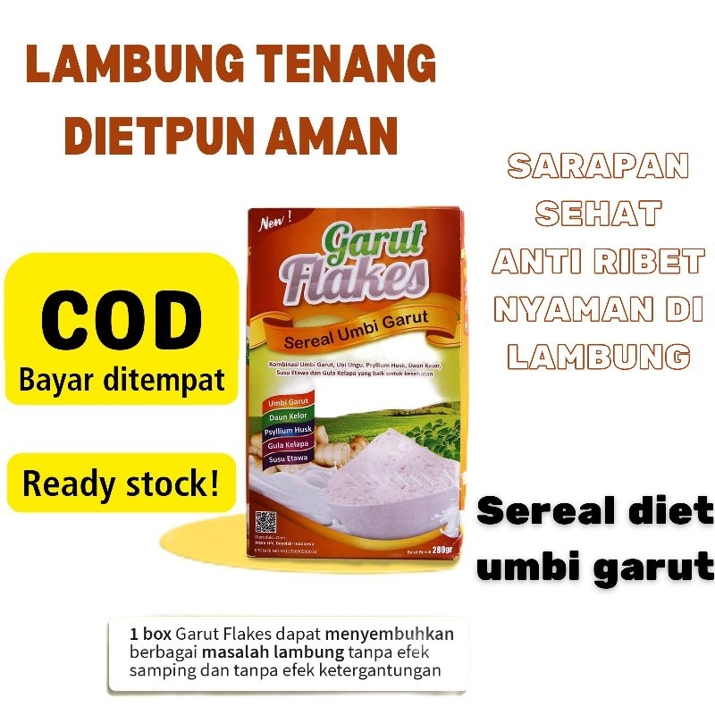 

GARUTFLAKES SEREAL DIET UMBI GARUT 280 GRAM