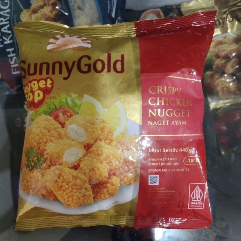 

sunnygold nuget pop crispy 440gr