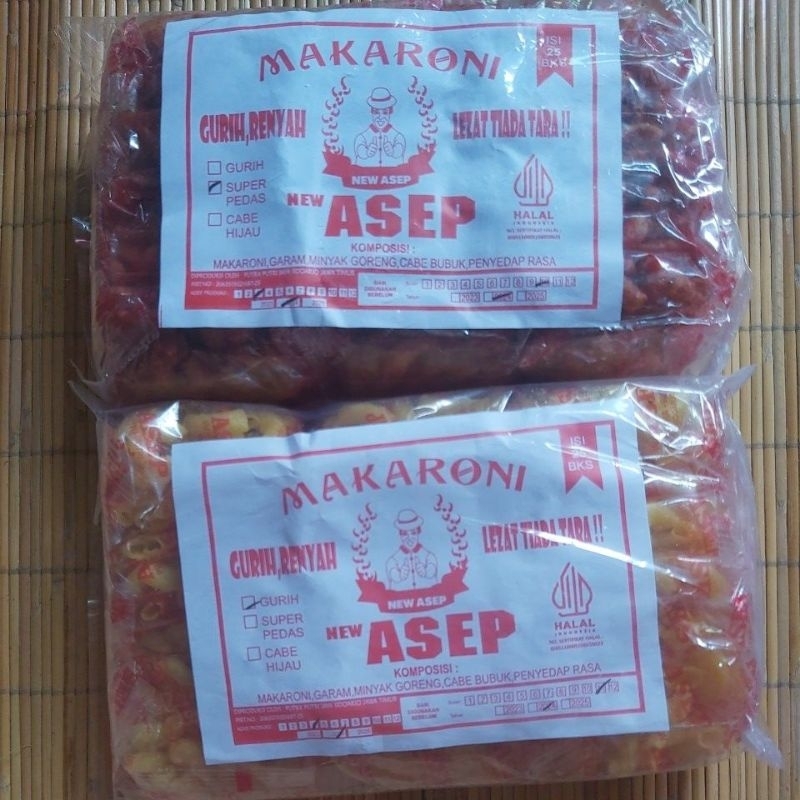 

[1 PACK] Makaroni Asep Isi 25 Pcs