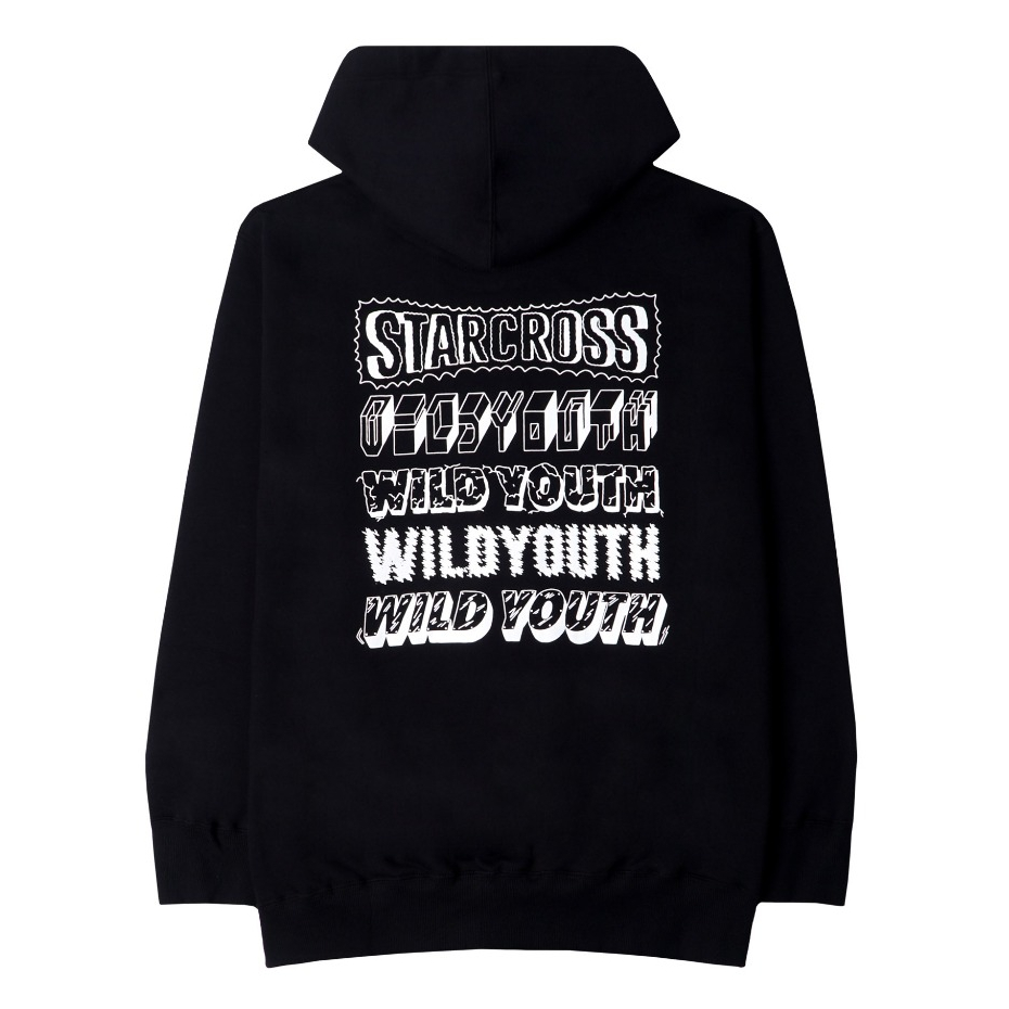 STARCROSS Zip Hoodie - JS ZH 103 - Black