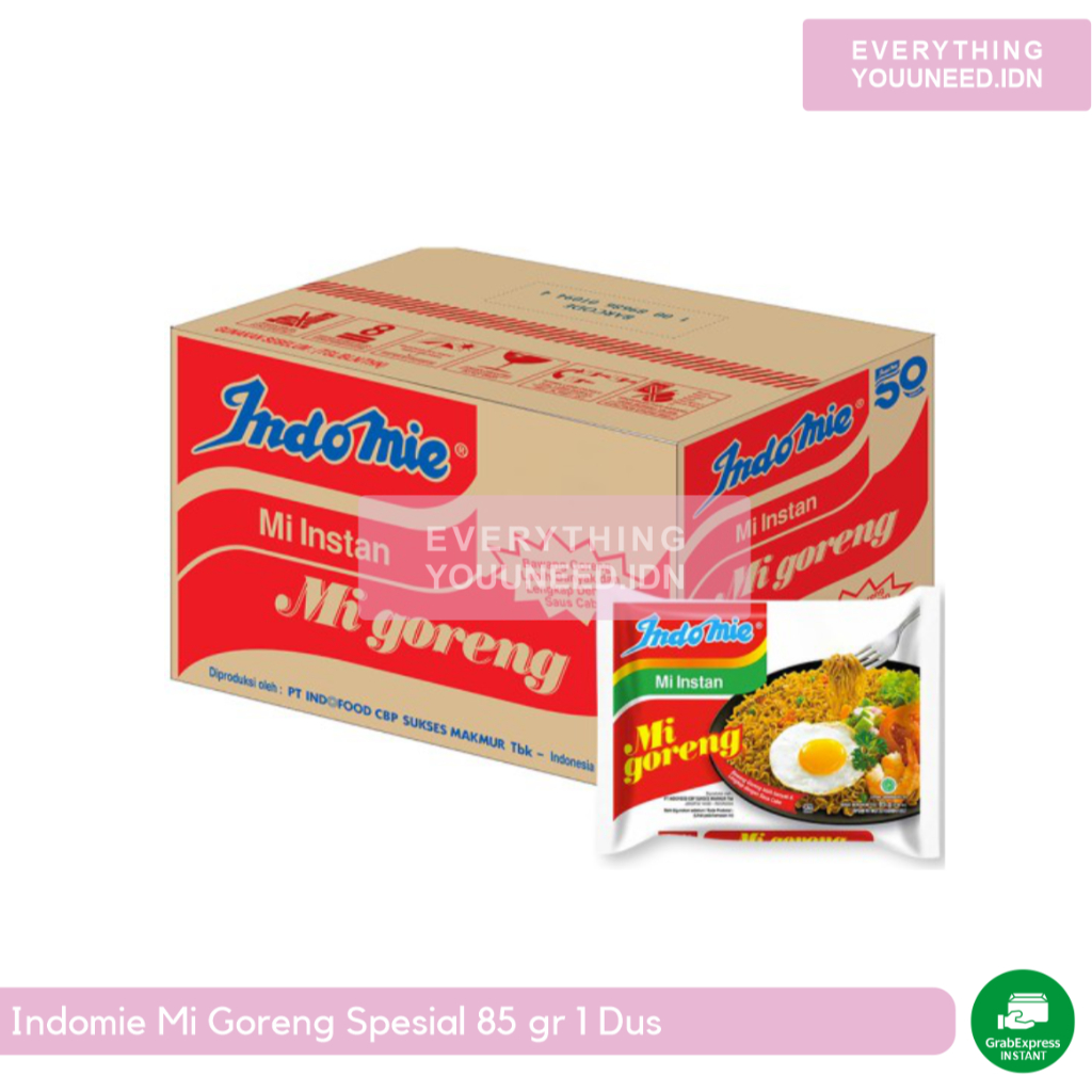 

Indomie Goreng Spesial 85 Gram 1 Dus/Karton