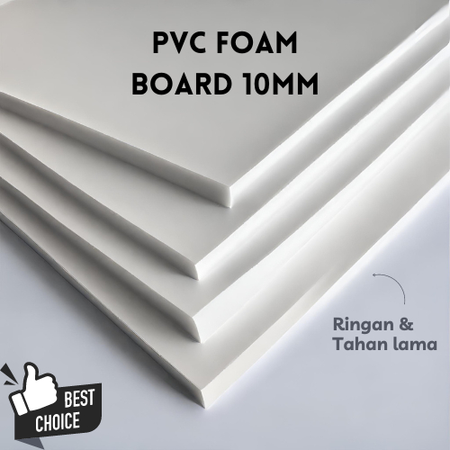 PVC Foam Board Tebal 10mm Ukuran 40x60 - PVC Foam Board White