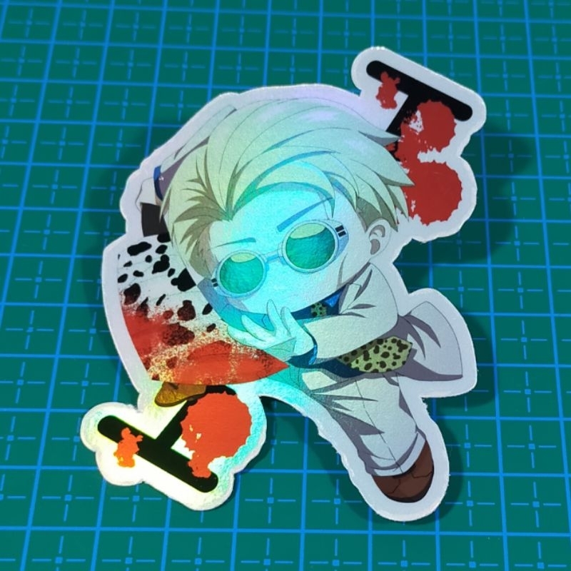 

Sticker Hologram Rainbow Jujutsu Kaisen Nanami Fanmerch by Merch Trove