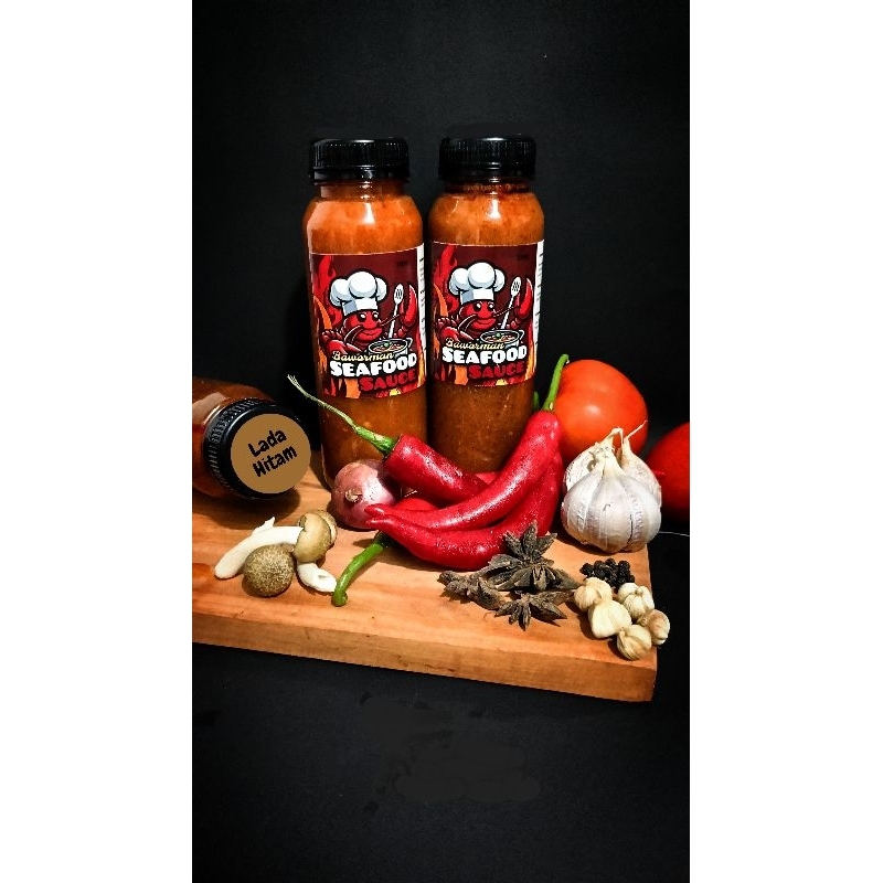 

Saus Seafood Baworman Sauce (Lada Hitam)