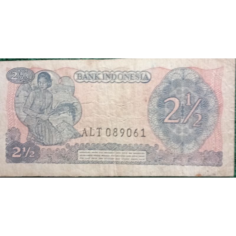 Uang 2,5 Rupiah Th 1968