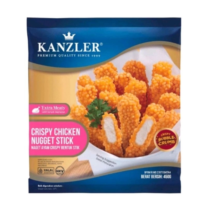 

KANZLER CRISPY CHICKEN NUGGET STICK 450 GR
