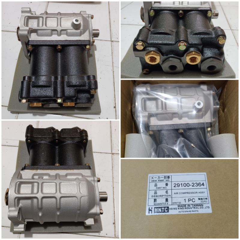 COMPRESOR ASSY HINO 500 FM260 RKZ R260 KOMPRESOR ANGIN HNTC ORIGINAL 29100-2364