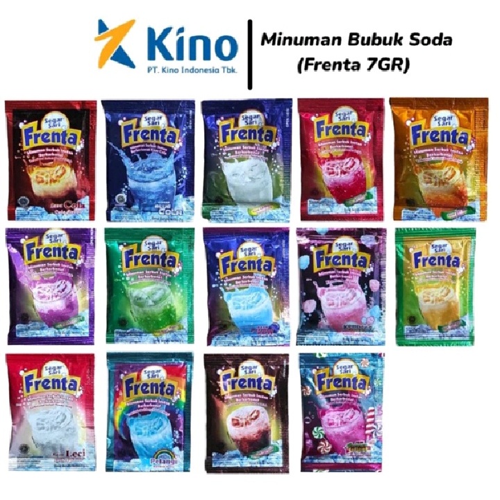 

Frenta minuman soda segar 7gr 1 Renceng isi 10 All Varian