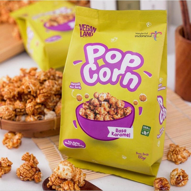 

VeganLand Popcorn Rasa Caramel