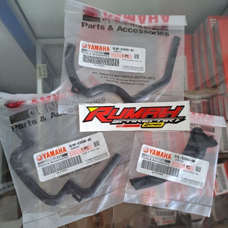 SET KARET COVER TUTUP MESIN MIO SPORTY SMILE ORIGINAL