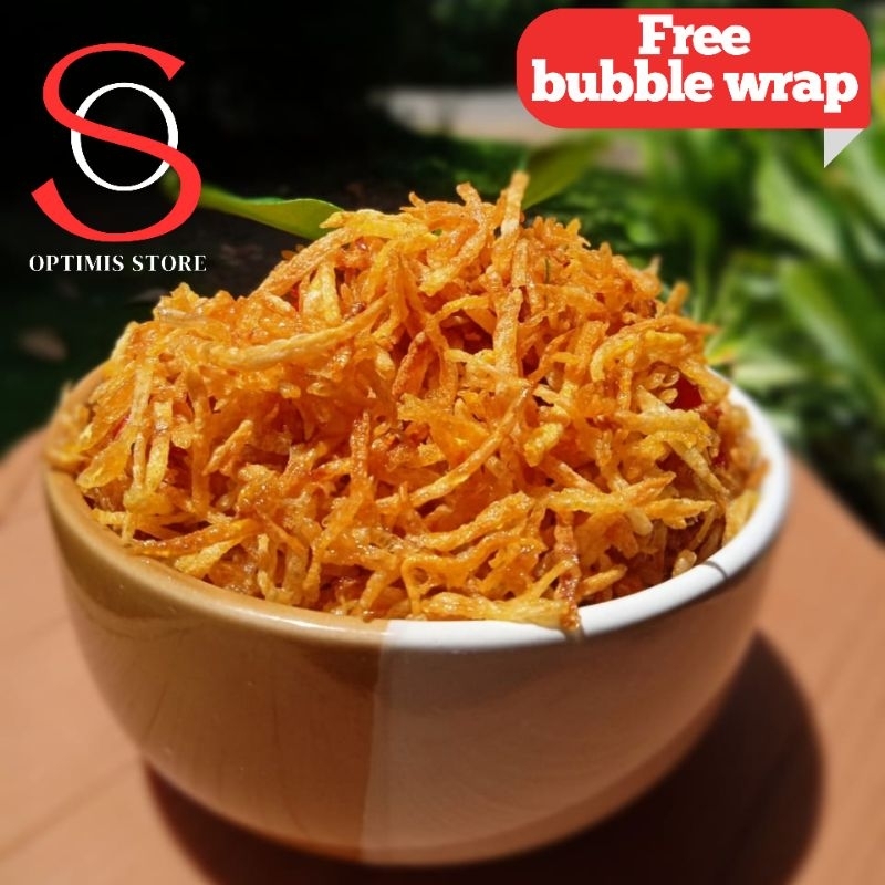 

Kering kentang Mustofa 250 gr bumbu Balado pedas manis