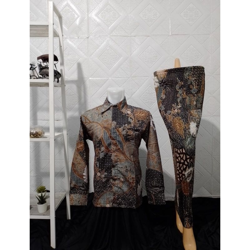 COUPLE (Kemeja&rok) BATIK/couple batik wisuda/couple keluarga