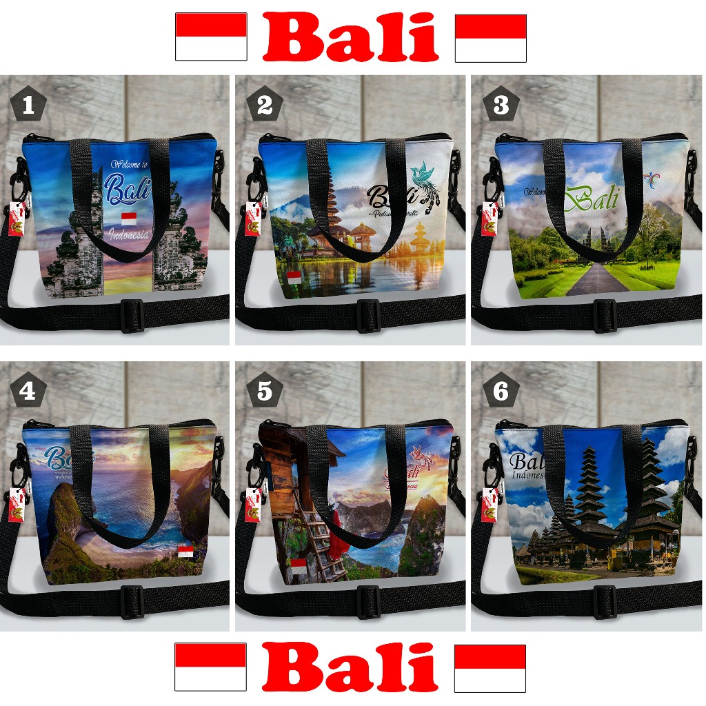 TAS BALI TAS SOUVENIR BALI OLEH OLEH 6 MOTIF