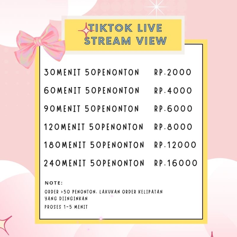 Penonton Tiktok Live Streaming