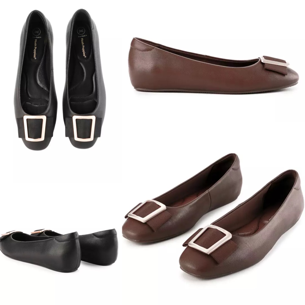 Hush Puppies Lousie Aspen Original (Sepatu FlatShoes / Flat Ballerina Wanita)