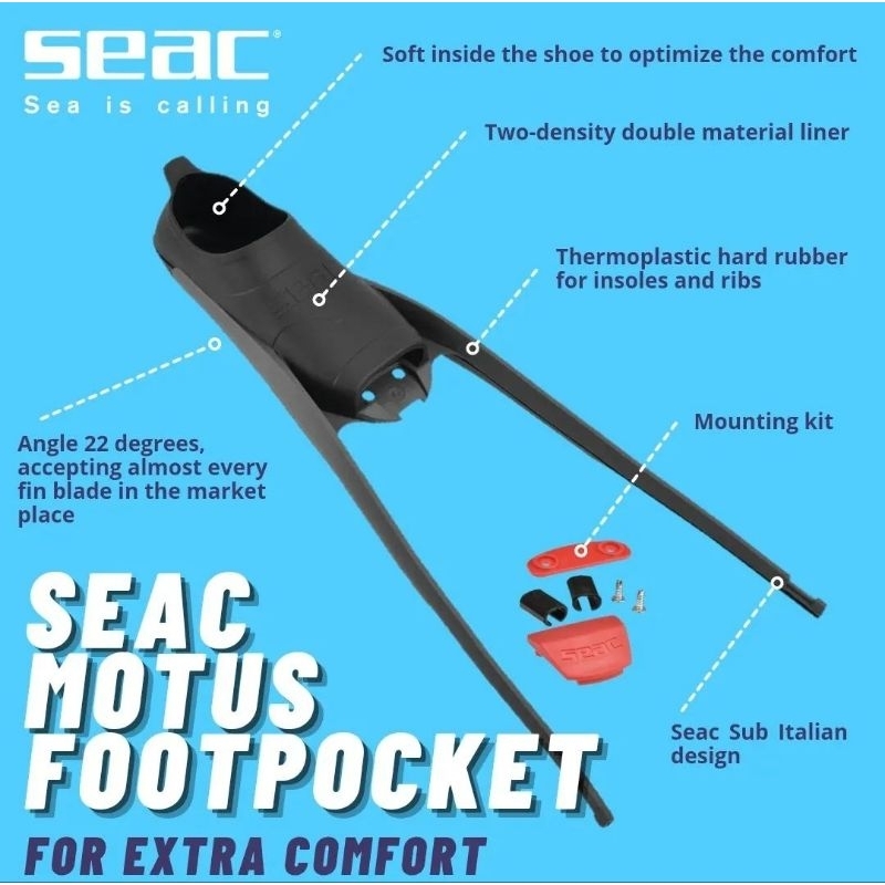 Footpocket Seac Motus