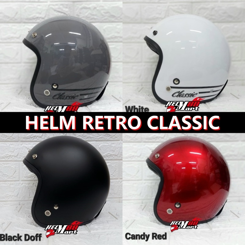 Helm Retro Classic Premium Helm DAG Bogo