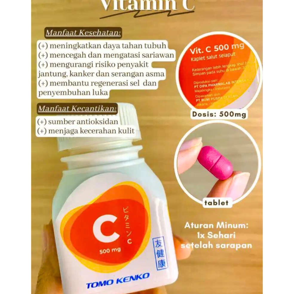 HBG842 packingaman SALE Vitamin Tomo Kenko  Vitamin Tomo Kenko 5 Mg  Pemelihara Daya Tahan Tubuh