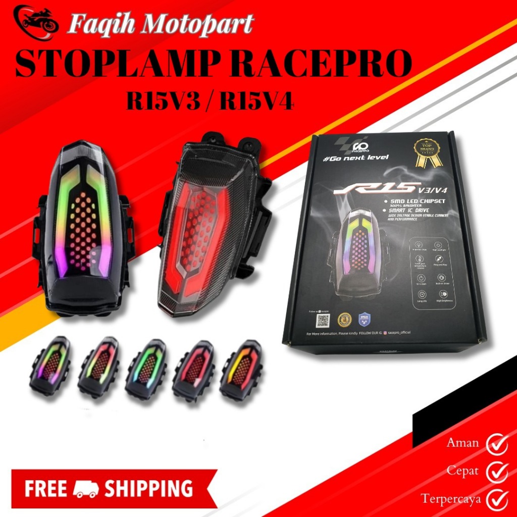 LAMPU BELAKANG R15V4 LAMPU BELAKANG 3IN1 R15 VVA R15 V3 STOPLAMP R15V3