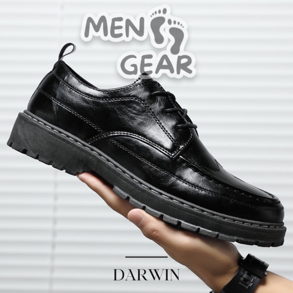 ART J25Y MENFOOTGEAR Sepatu Pria Sepatu Cowok Lebaran Darwin Docmart Import Karet Empuk