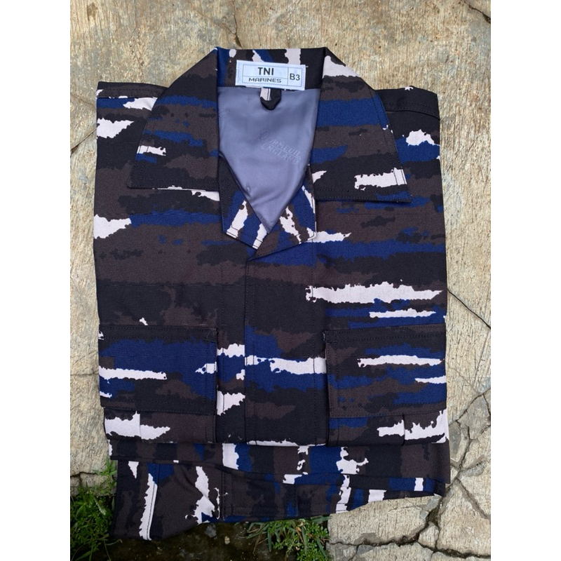BAJU PDL VELBET LAYAR KRI TNI AL