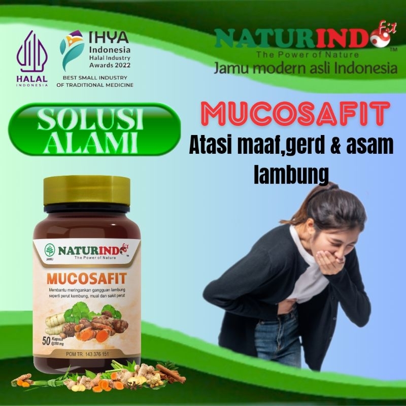 Obat Asam Lambung Herbal Asam Lambung Maag Gerd Mucosafit Naturindo