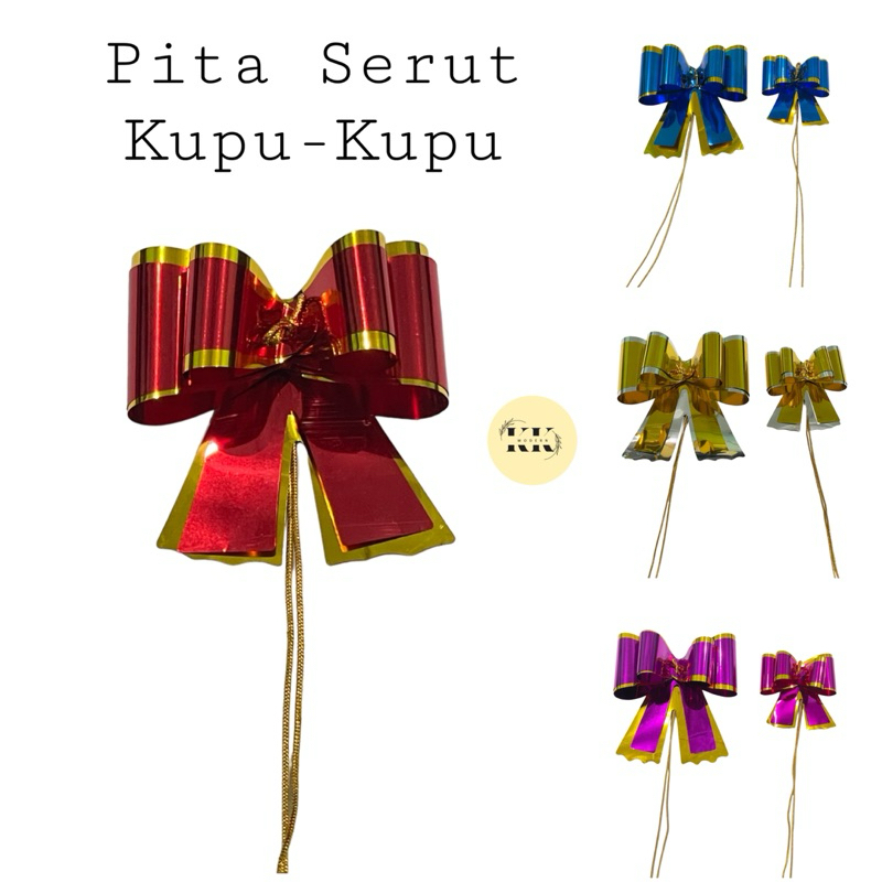 

(1pk@10pcs) PITA SERUT KUPU KUPU BESAR KECIL PITA TARIK KUPU KUPU