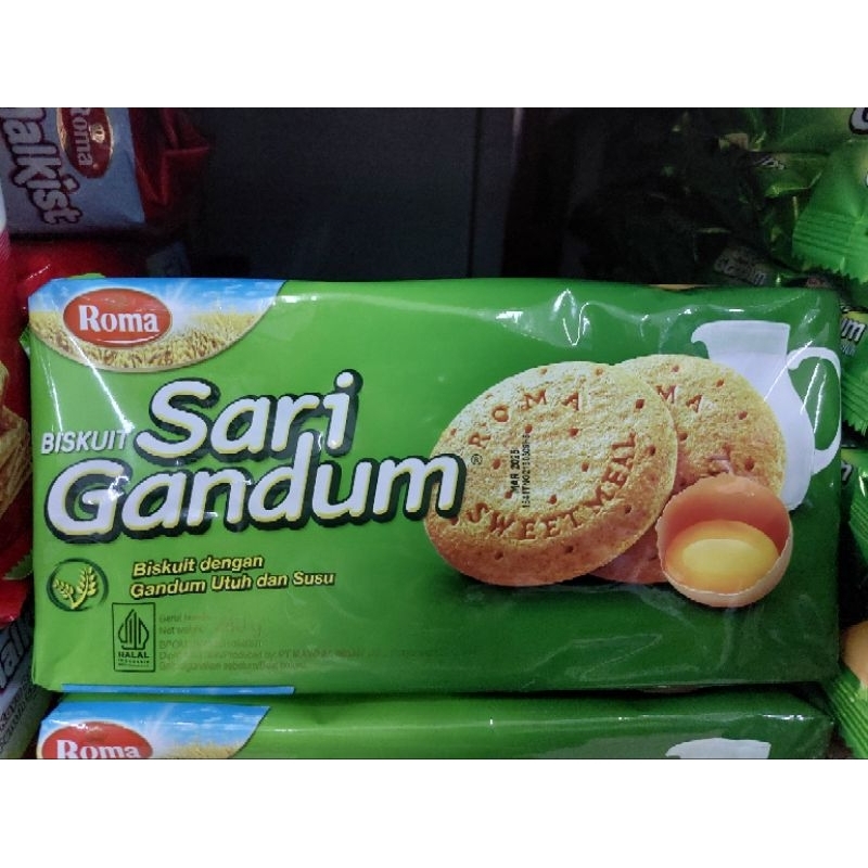 

KZ - roma biskuit sari gandum dan susu 240g