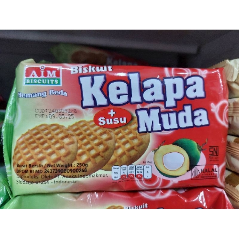 

KZ - AIM biskuit kelapa muda + susu 250g