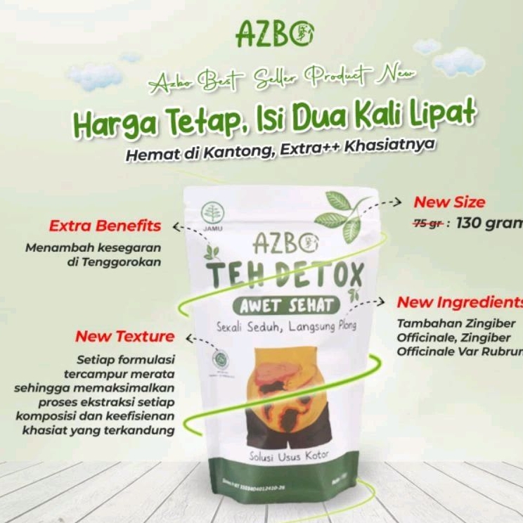 

Azbo Teh Detox Awet Sehat