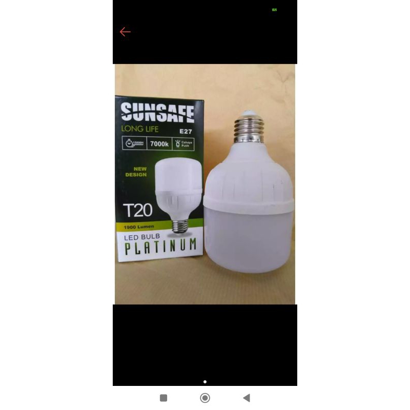 lampu LED 20watt