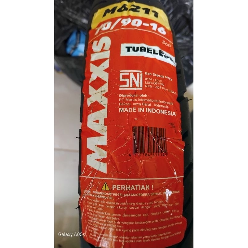 Maxxis ban luar sepeda motor tubeless 16 ring 2.50