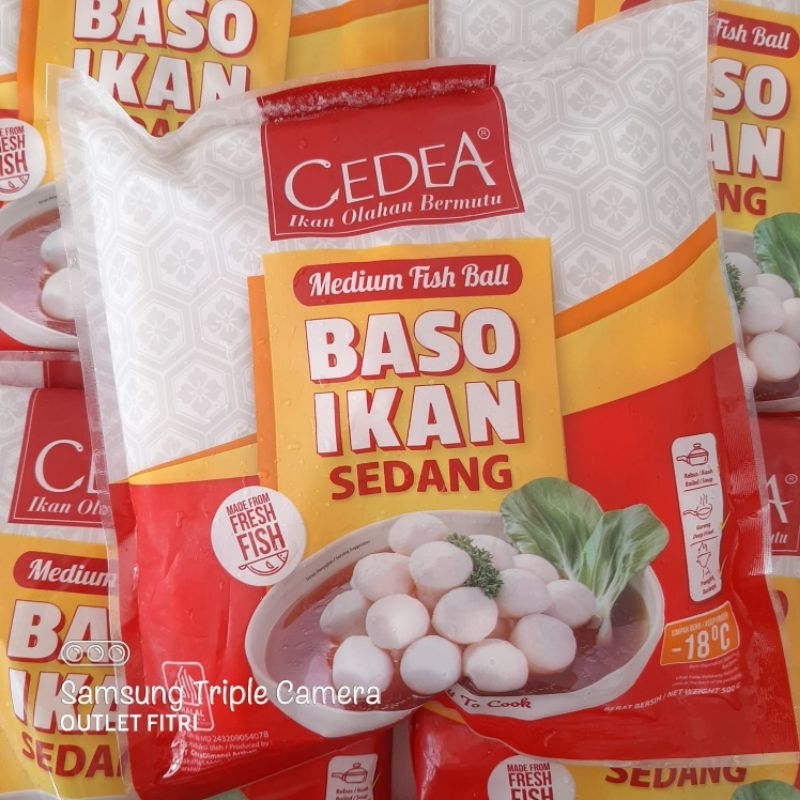 

[500gr] CEDEA Bakso Ikan Sedang - Baso Ikan