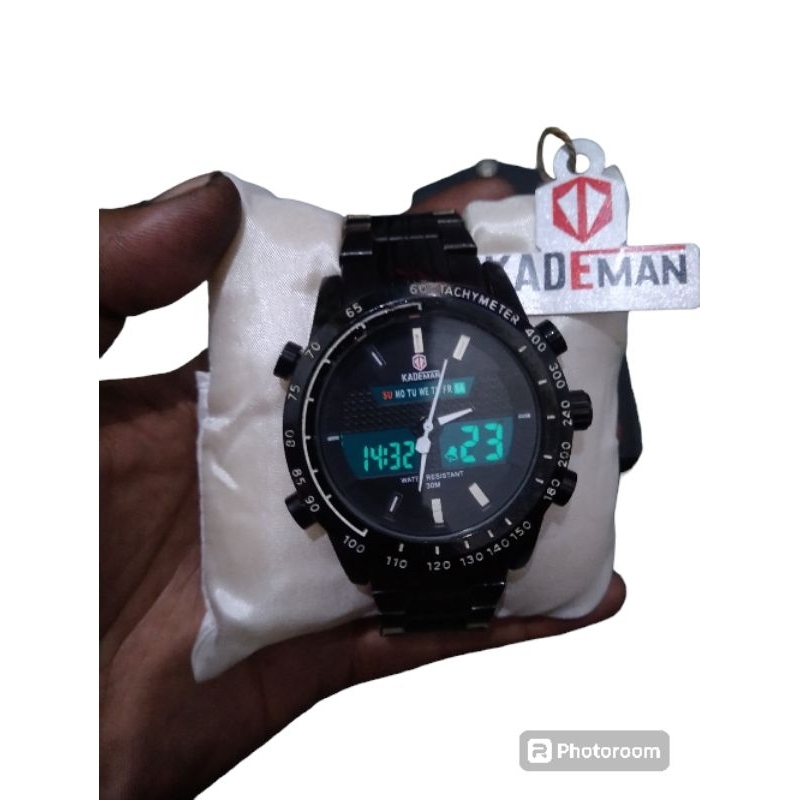 Jam Tangan Kademan dualtime Second / Jam Bekas / Second Original