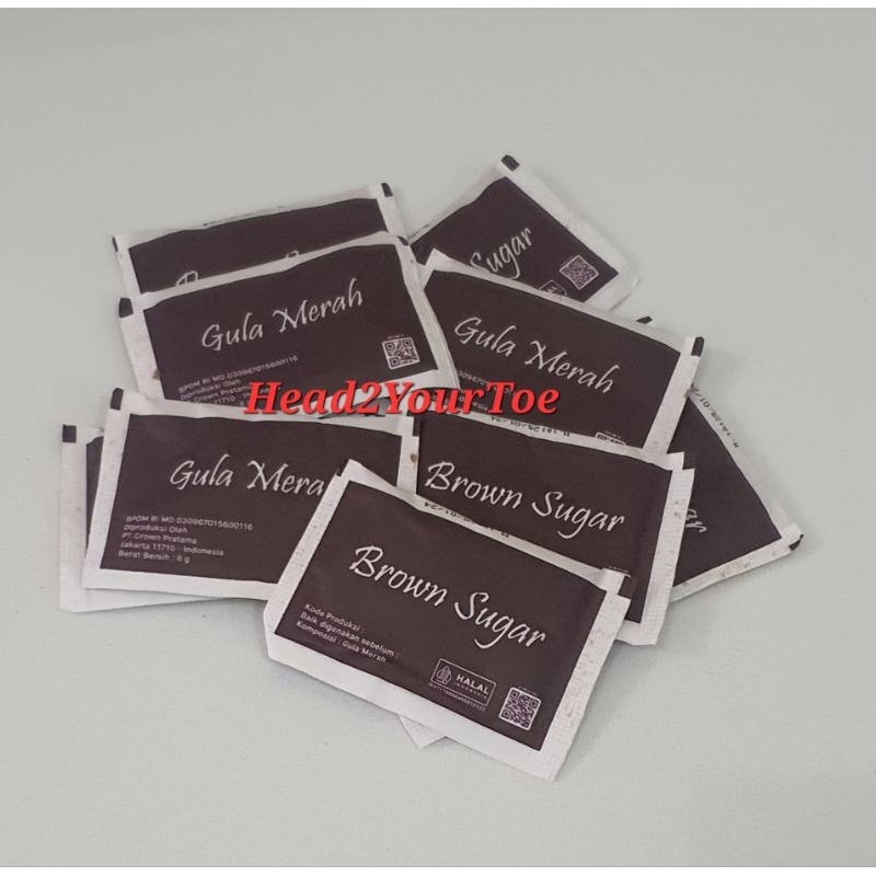 

Gula Aren Sachet / Brown Sugar Sachet / Palm Sugar Sachet 1 Pack 250 Sachet