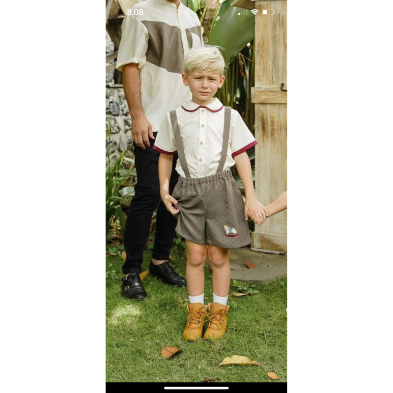 preloved baju anak laki laki Mourance Nicholas Set for Kids Boy second baju pesta natal imlek acara