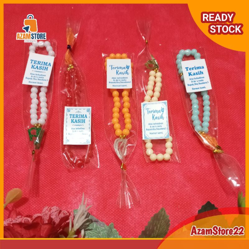 TASBIH SOUVENIR MUTE / Tasbih Murah / Tasbih Nikahan / Tasbih Keren