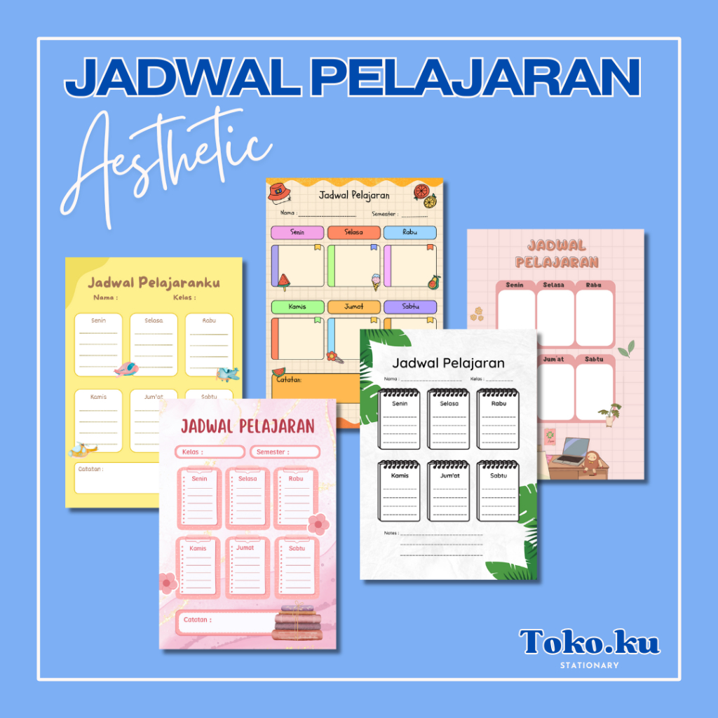 

JADWAL PELAJARAN MINI POSTER TOKO.KU [PART 3]