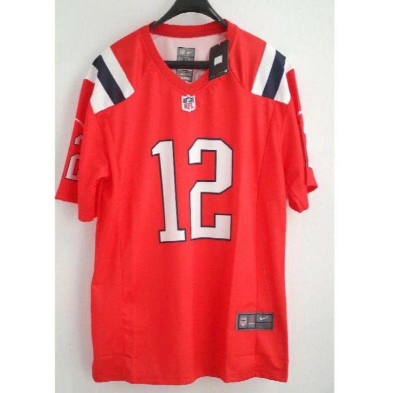 Jersey NFL New England Patriots Tom Brady Red