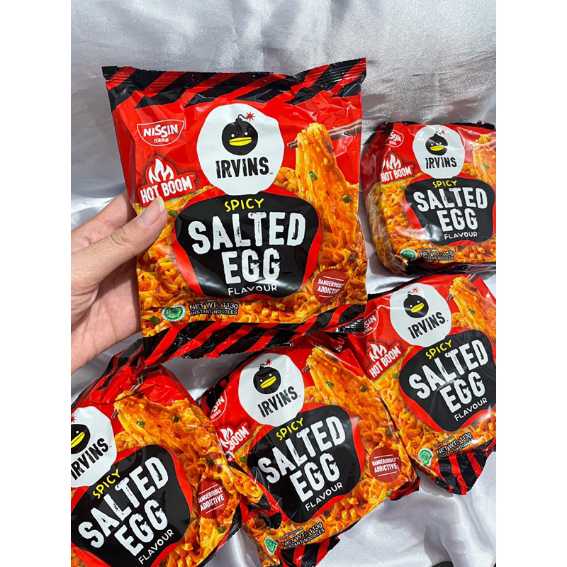 

SALTED EGG X MIE IRVINS MALA HOT SPICY ORIGINAL EXP JULI DESEMBER 2024 n 2025