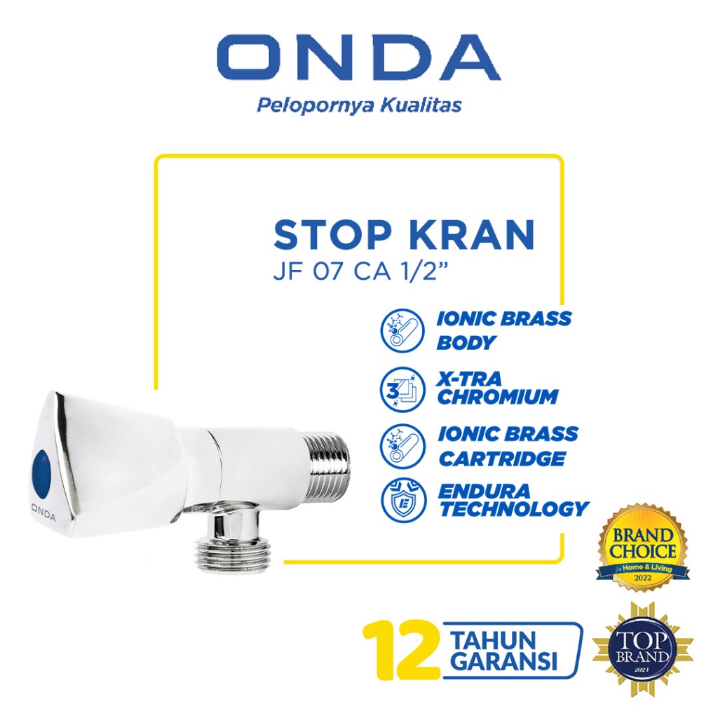 ONDA Stop Kran Toilet / Jet Shower JF 07 CA 1/2”