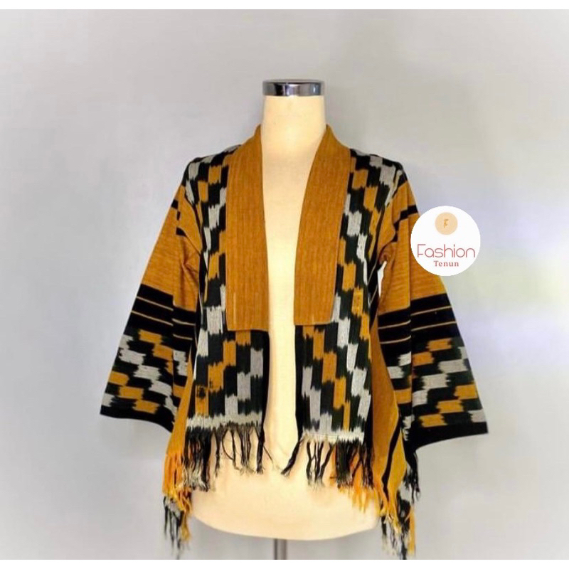 BLAZER MONALISA / OUTER WANITA / BLAZER KANTOR / SERAGAM BATIK / ATASAN WANITA BATIK TENUN / OFFICE 